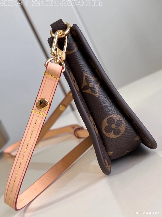Aaa replica ru VUITTON Lexington Pouch-21.5*13*4.5CM LOUIS 0709